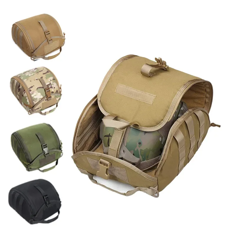 Sports Equipment Used - Multifunctionele camouflage-opslaghelmzak wordt gebruikt voor snelle