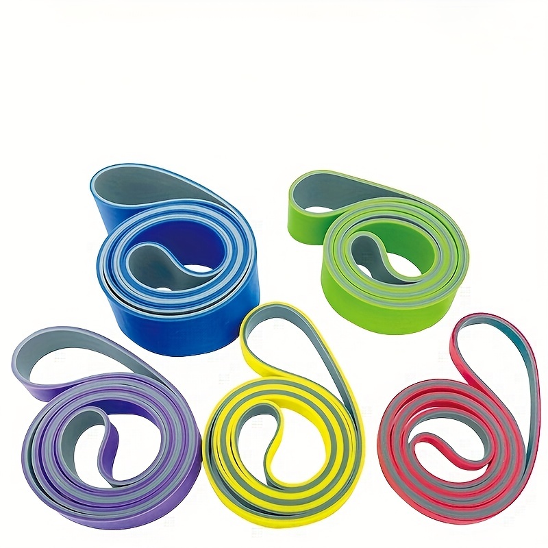 Sports Equipment Used - Anti-trekbare tweekleurige yoga-oefening elastische band, gebruikt