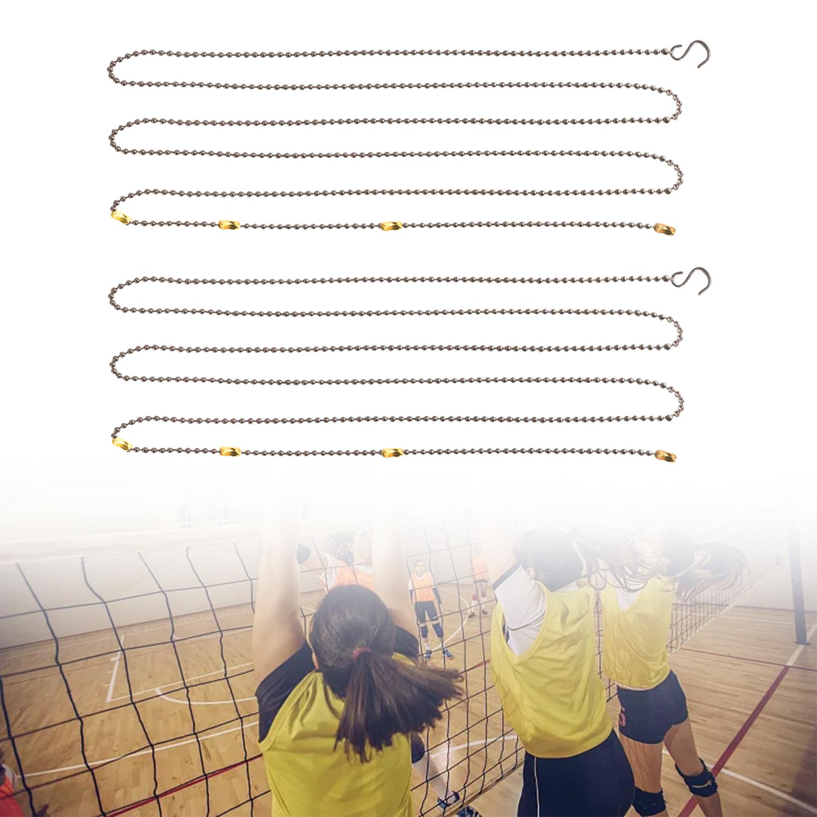 Sports Equipment In School - Lichtgewicht koperen volleybalnet met meetketting, professionele
