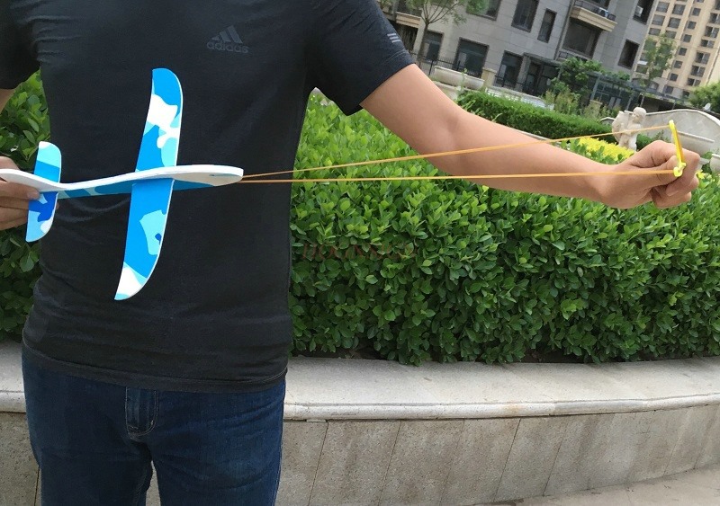 Sports Equipment In School - Elastiekje uitwerpen vliegtuigen hand gooien schuim