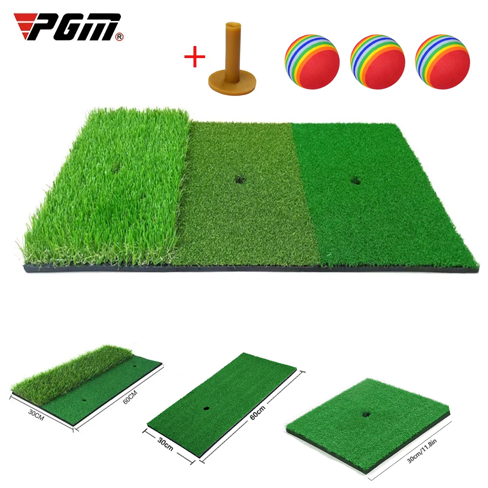 Golf Putting Mat - PGM Golf Slagmat Kunstgras Golf Slagtraining