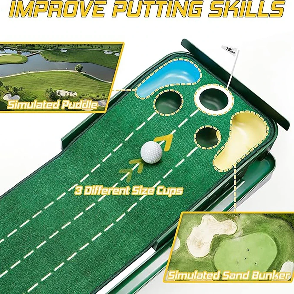 PGM Golf Indoor Putting Mat Pu - Golf Putting Mat recensie en prijs