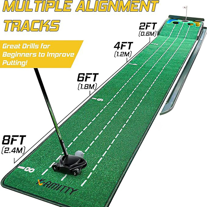 5-gaats fluwelen golf puttingm - Golf Putting Mat recensie en prijs