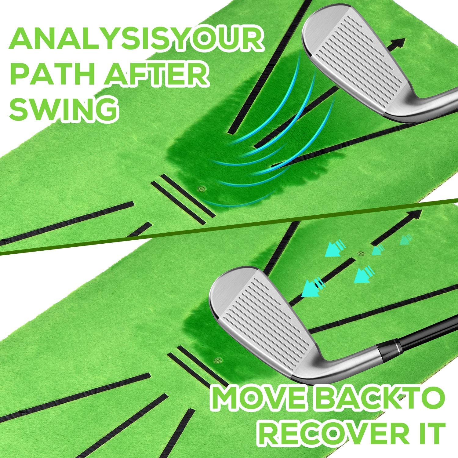 Golf Trainingsmat Swing Track  - Golf Putting Mat recensie en prijs