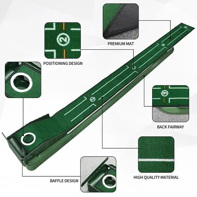 Minigolf Groene Putter Mat Dra - Golf Putting Mat recensie en prijs