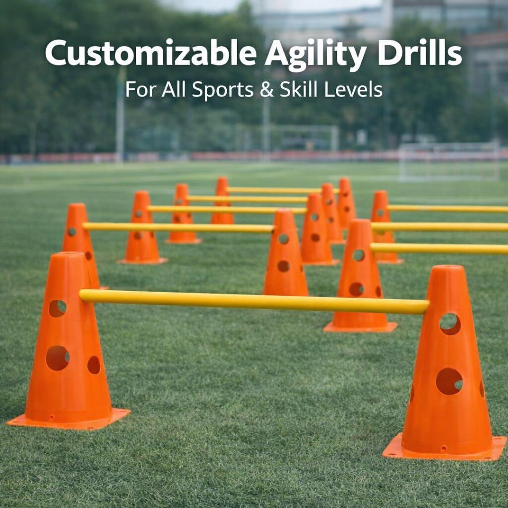 Voetbal trainingsset, agility  - Agility Hurdle Set recensie en prijs